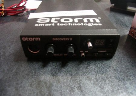 Statie radio emisie receptie CB Storm Discovery II+antena 62cm