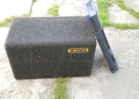 Subwoofer auto HERTZ+amplificare Audison