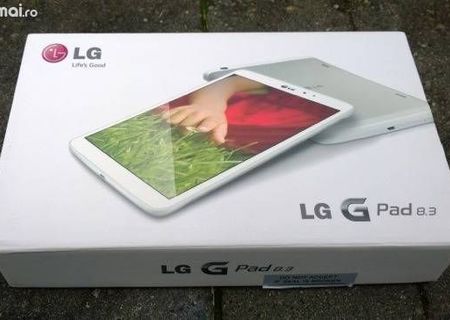 Tableta LG G PAD V500, alba, nefolosita, garantie 2 ani