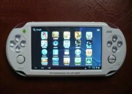 Tableta PC format PSP cu Android 4.03, model JXD S5110. Arata bine - lucreaza impecabil. Factura, garantie.