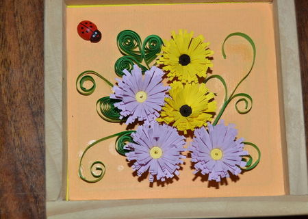 Tablouri quilling si talouri pictate