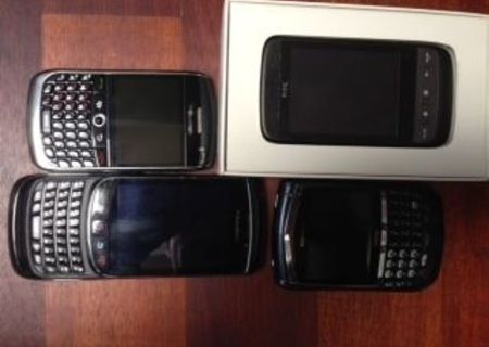 telefoane blackberry si htc