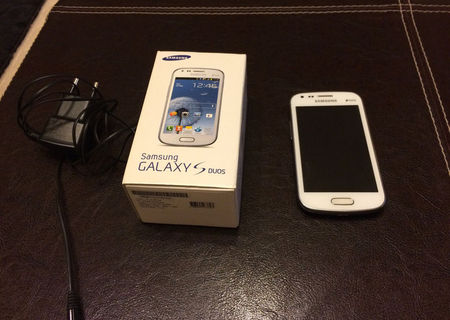 Telefon mobil Samsung Galaxy S Duos S7562 Dual Sim White