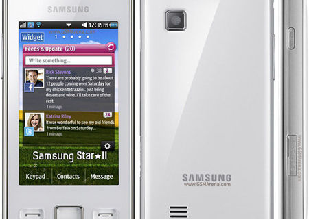 Telefon Mobil Samsung S5260 Star II Alb