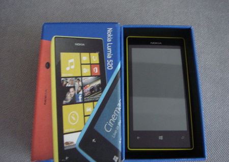 Telefon Nokia Lumia 520 Yellow ( GARANTIE 1 AN)