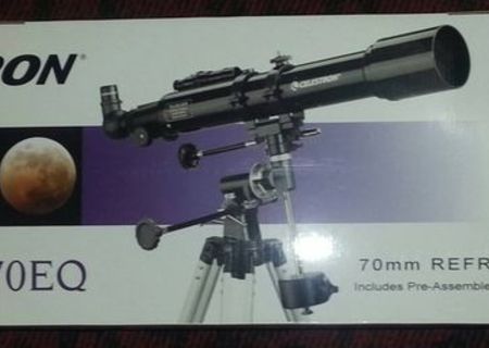 Telescop Celestron PowerSeeker 70EQ, refractor