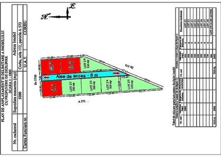 Teren Corbu 500 Mp Extravilan in A 573