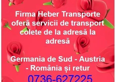 transport colete romania - austria - germania