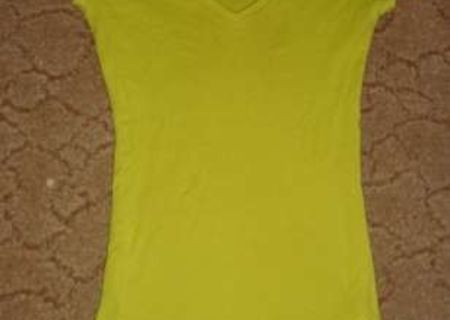 tricou galben neon