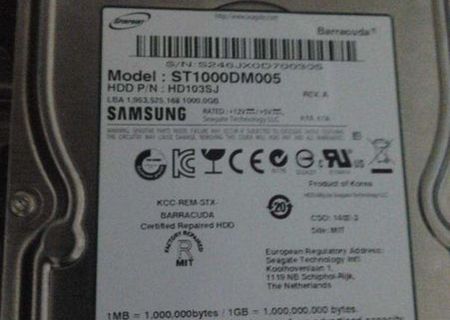 Urgent hdd 1tb samsung !!!