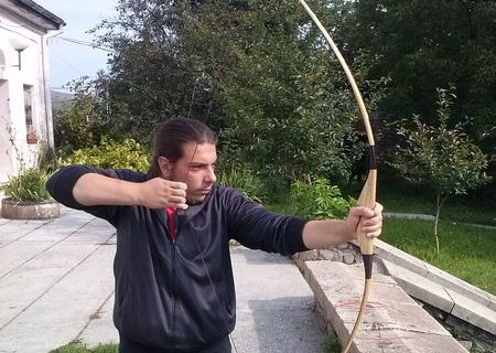 Vand arc longbow cu fereastra