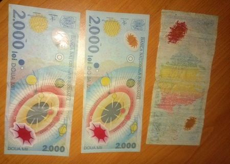 vand bacnote 2000lei cu eclipsa din 19999