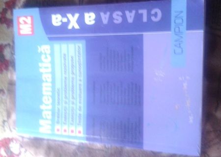 Vand carte matematica m2 clasa aX-a