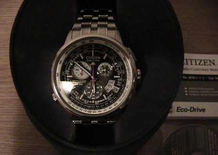 Vand ceas citizen eco-drive, world time