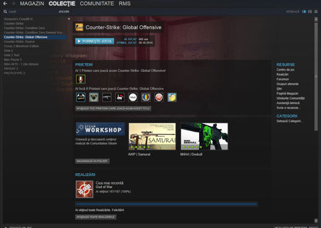 Vand cont steam level 19 cu CS:GO si alte jocuri