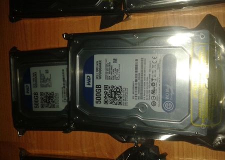 Vând HDDuri western digital 500gb sigilate