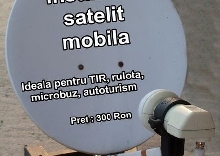 Vand instalatie satelit mobila