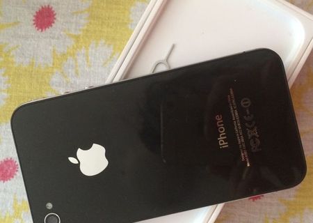 Vând iPhone 4 negru 16 gb