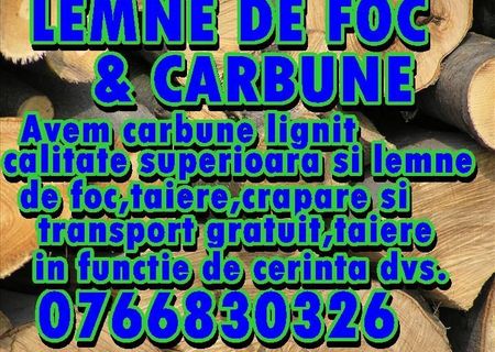 vand lemne de foc si carbune