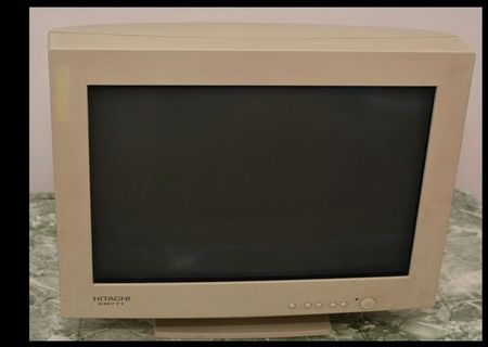 Vand monitor 19" CRT plat (Flat-screen) Hitachi CM771