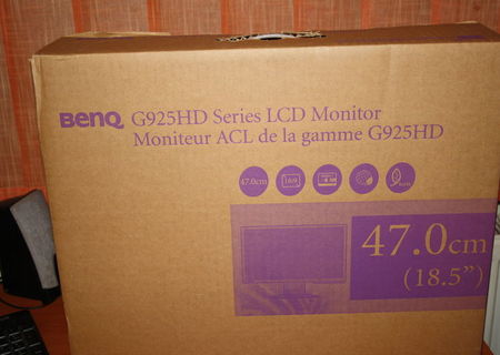 vand monitor benq g925hd lcd tft, 18. 5 inci, 47cm