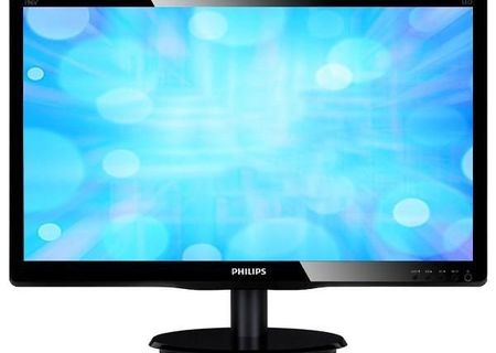 Vand Monitor LED Philips 18.5", Wide, DVI, Negru Lucios, 196V4LSB2