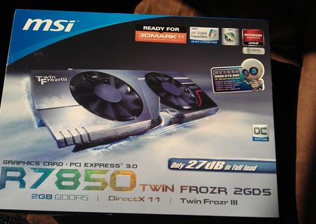 Vand MSI Ati Radeon HD 7850 Twin Frozr III OC 2GB