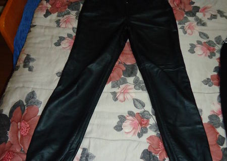 vand pantaloni imitatie piele