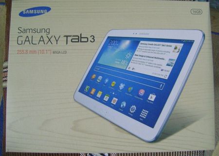 Vand Samsung galaxy tab 3 10.1" wi-fi + 3G sigilata