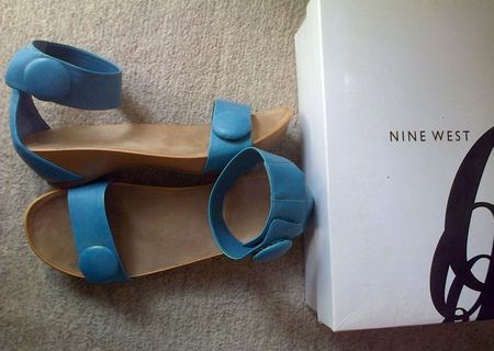 Vand sandale turcoaz Nine West