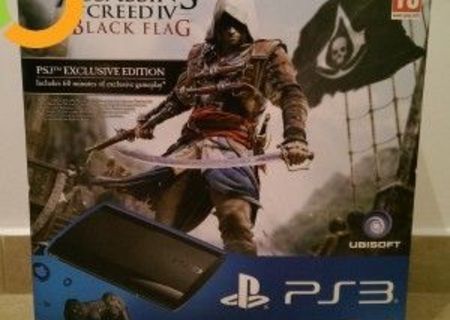 Vand URGENT Consola Play Station 3 super slim 500GB NOU NOUT + 2 Controller+ 2 jocuri ( fifa 2012 si assasin creed 3 )