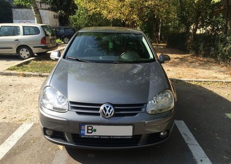 Vand Volkswagen Golf 5 TDI,  culoare gri metalizat,  2000 cmc,  140 CP,  an fabricatie martie 2007