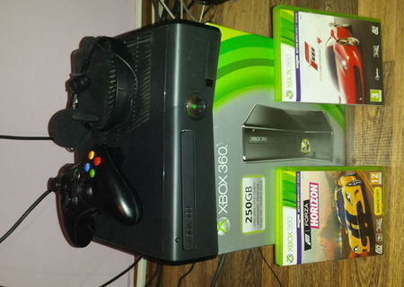 vand xbox360 250gb nemodat + 2 jocur