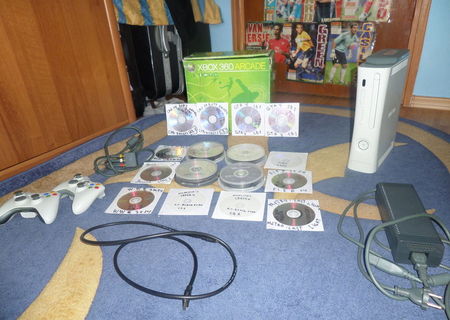 Xbox 360 , modat rgh + lt3 , 2 controllere , hdd 120 , hdmi