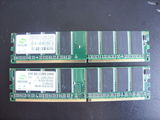 1gb = 2x 512 MB DDR400(PC3200) SYCRON