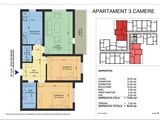 Apartament 3 camere MUTARE RAPIDA, 80 mp utili, 600 m Metrou