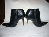 Botine negre piele