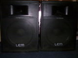 Boxe pasive LEM 300W 8 Ohmi+Amplificator Behringer 2x1200W