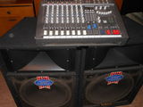 Boxe Yamaha 500W si mixer Dynacord, Peawey