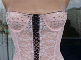 CORSET SUPERB CU PIETRE swarovski  ADUS DIN ANGLIA MARIMEA 34-36,XS-S