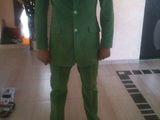 costum versace verde