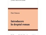 Introducere in dreptul roman - Dan Oancea