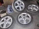 Jante + anvelope 17" originale Germania 4 buc. VW Golf 4