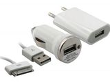 Kit incarcare iPHONE 4/4S (220V,12V,USB)