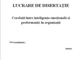 Licenta disertatie comunicare comportament organizational