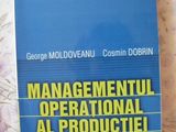 -	Managementul operational al productiei – studii de caz – Moldoveanu, Dobrin, Editura Economica