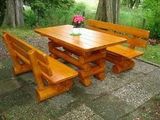 Mobilier rustic Targu Jiu (masa, banca, scaun, leagan, balansoar, diverse)