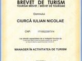 Obtinem brevete de turism