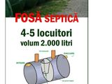 oferta fose septice,statii epurare,rezervoare