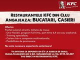 Restaurantele KFC angajeaza Bucatari si Casieri !